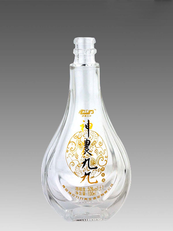 烤花玻璃瓶图片